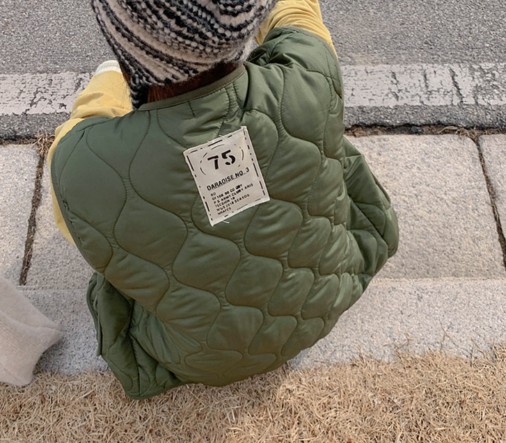 射线补丁 大众款棉衣马甲