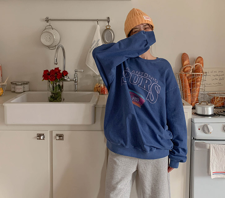 【男女通用】马刺队染色阔腿运动服