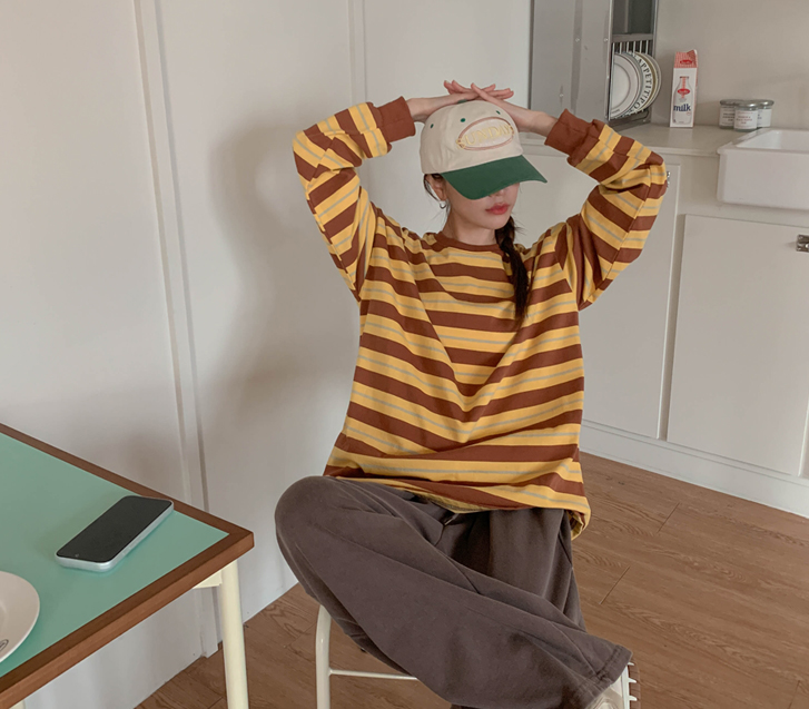 【男女通用】粉色系单排扣长袖T恤