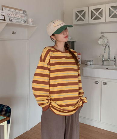 【男女通用】粉色系单排扣长袖T恤