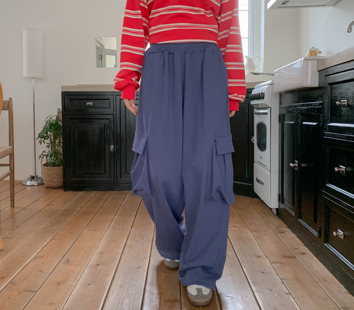 Libo 串工装裤 双层训练裤