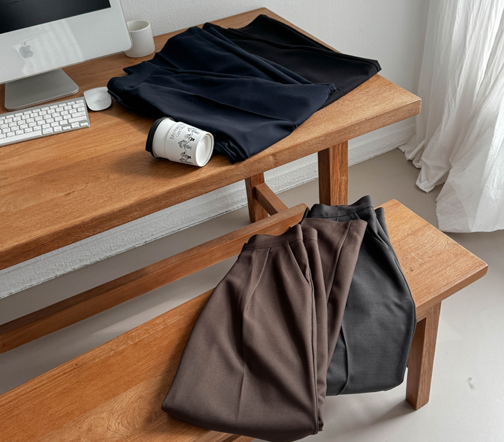 饰针褶皱宽砌筑布(短/长版)