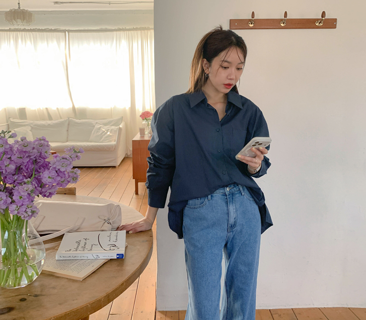 Celebrity 百褶开衩衬衫 衬衫