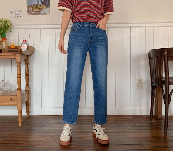 O'Con 牛肉色松木紧身腰带宽松裤子