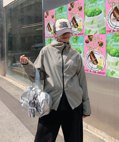 【男女通用】配色尼龙防风外套