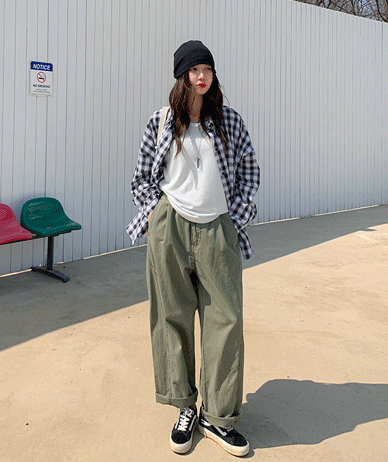 格甜蜜子宽松款衬衫