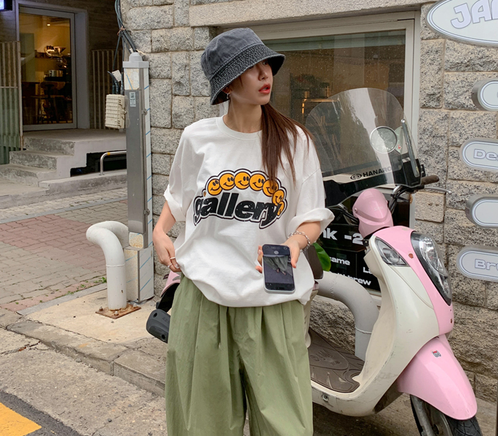 【男女通用】画廊印花颜料T恤