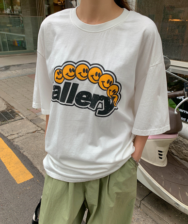 【男女通用】画廊印花颜料T恤