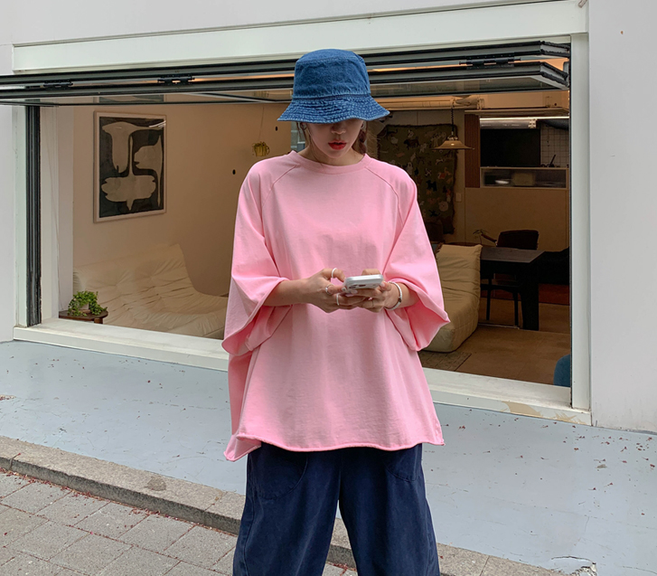 Vero 插肩 Deci 短袖 T 恤衫