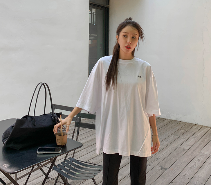 【男女通用】伦敦刺绣贴片短袖T恤