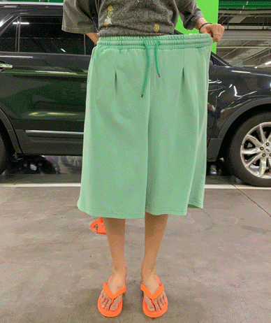 Oken Pigment Cut Bermuda Shorts