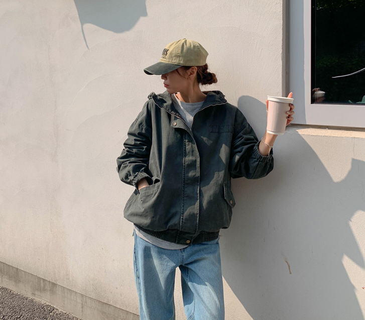 [男女通用] 同色系野战夹克